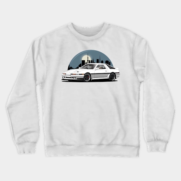 Toyota Supra MK3 A70, JDM car Crewneck Sweatshirt by T-JD